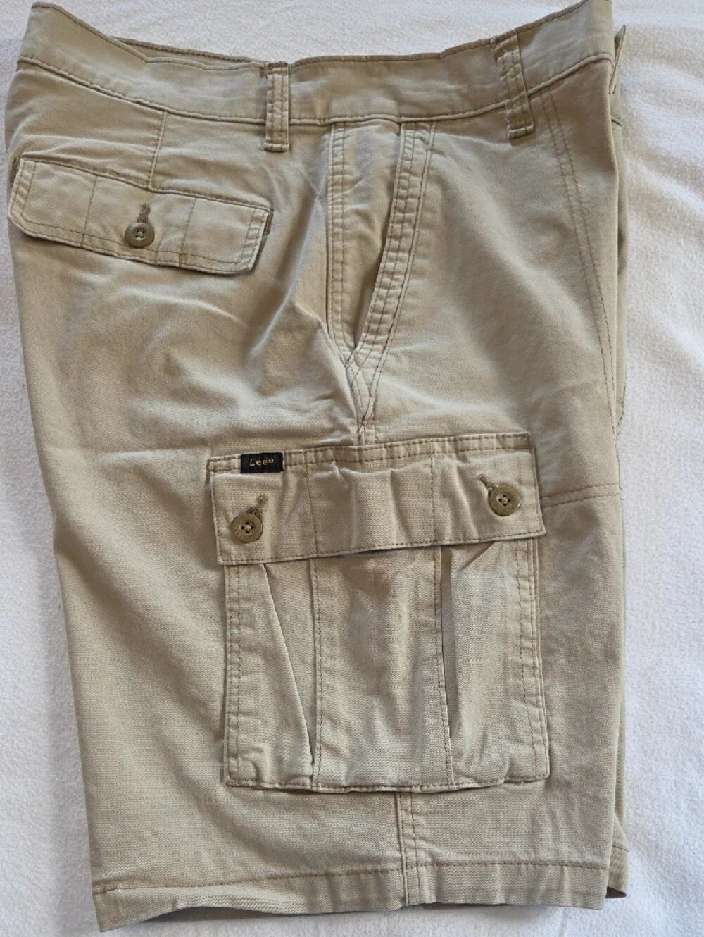 Lee Men's Khaki Cargo Shorts 32x10